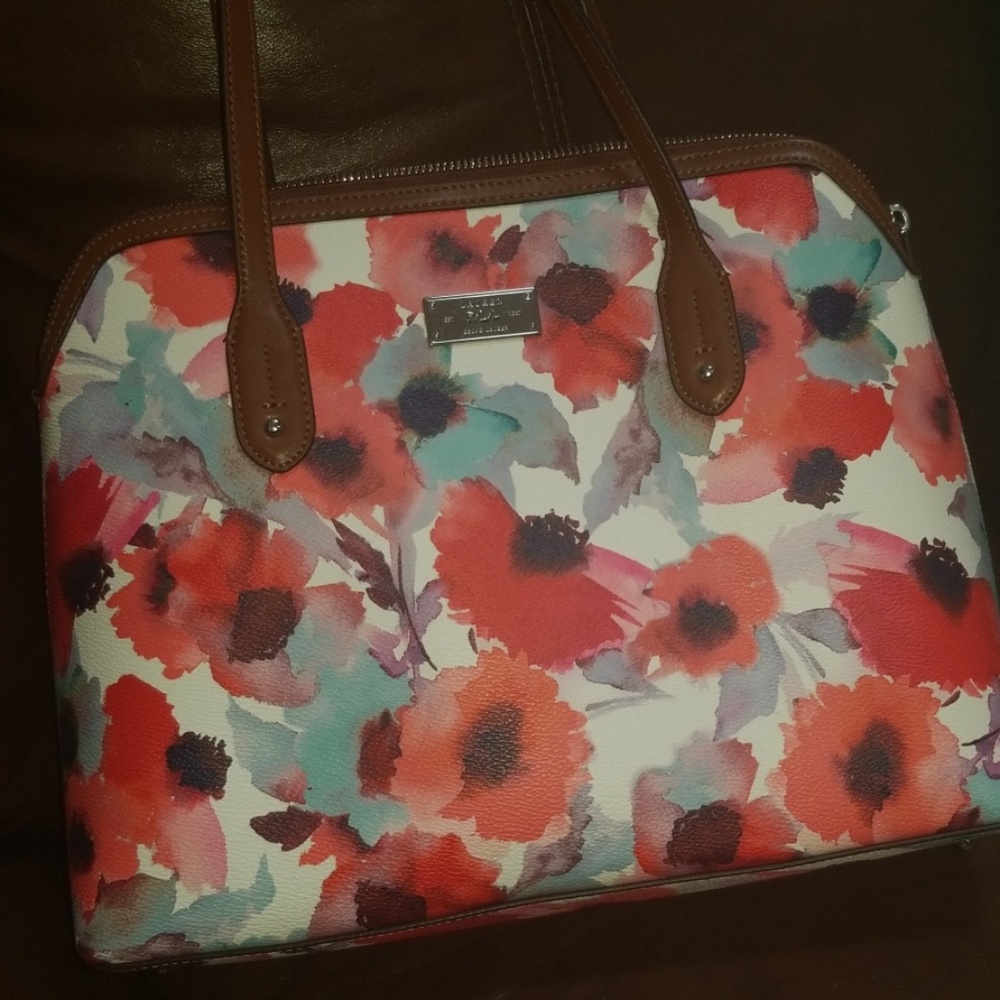 RLL Ralph Lauren floral purse